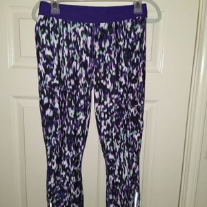 Nike Relay Dri-FIT Printed Running Crop Tights Women's sz Medium.